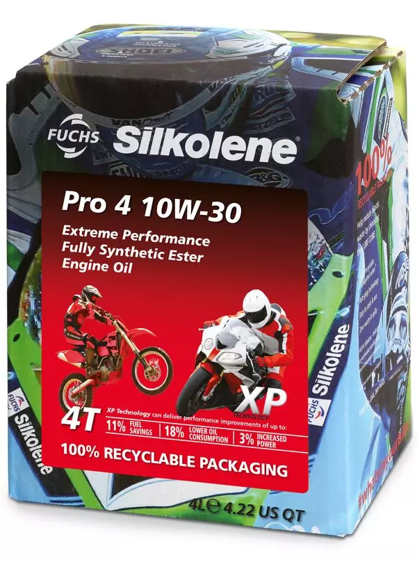 Silkolene Pro 4 10W30 4T Sintetinė variklinė alyva 4l - 602709776